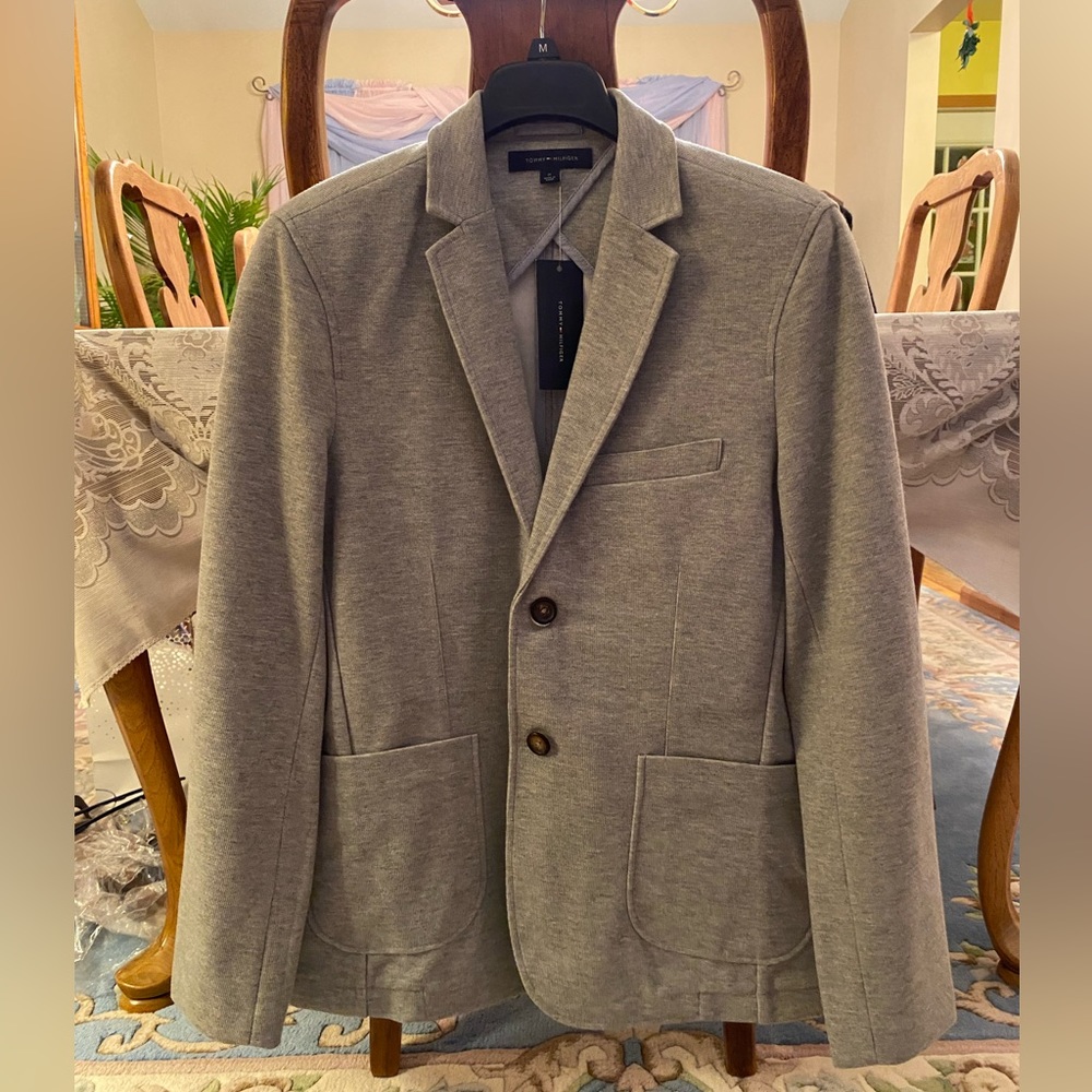 NWT Tommy Hilfiger Grey Sports Coat Jacket